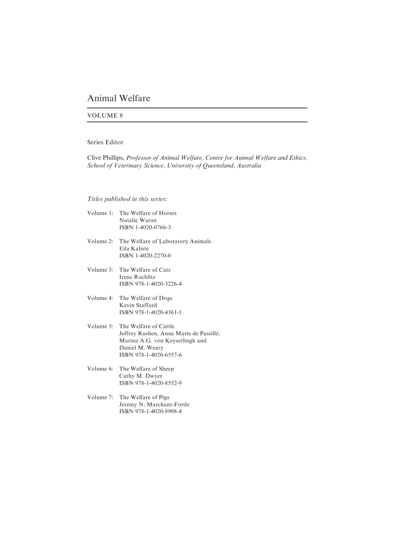 image for page The Welfare of Animals The Silent Majority