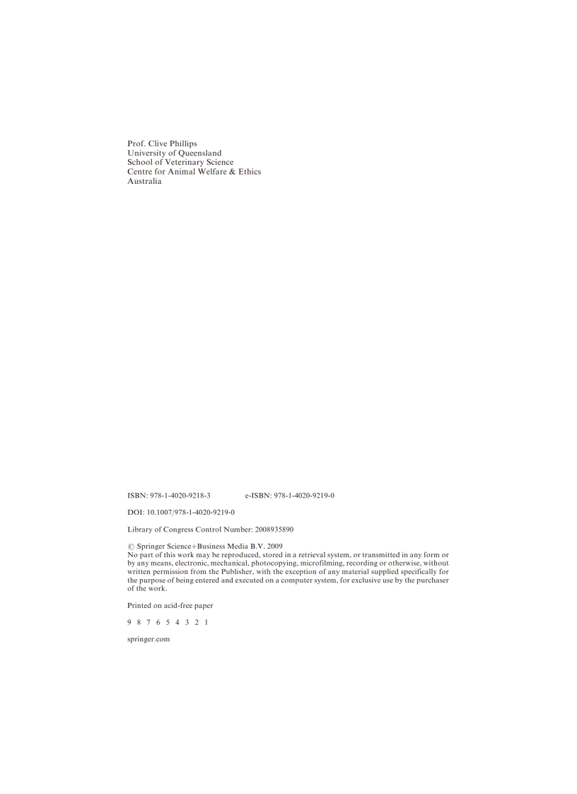 image for page The Welfare of Animals The Silent Majority