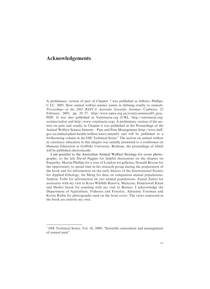 image for page The Welfare of Animals The Silent Majority