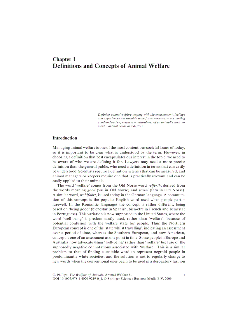 image for page The Welfare of Animals The Silent Majority