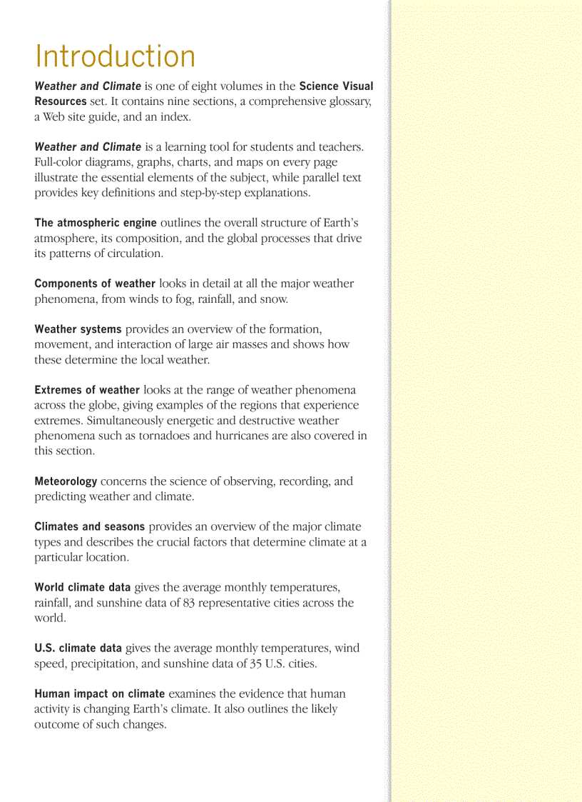 image for page Weather and Climate