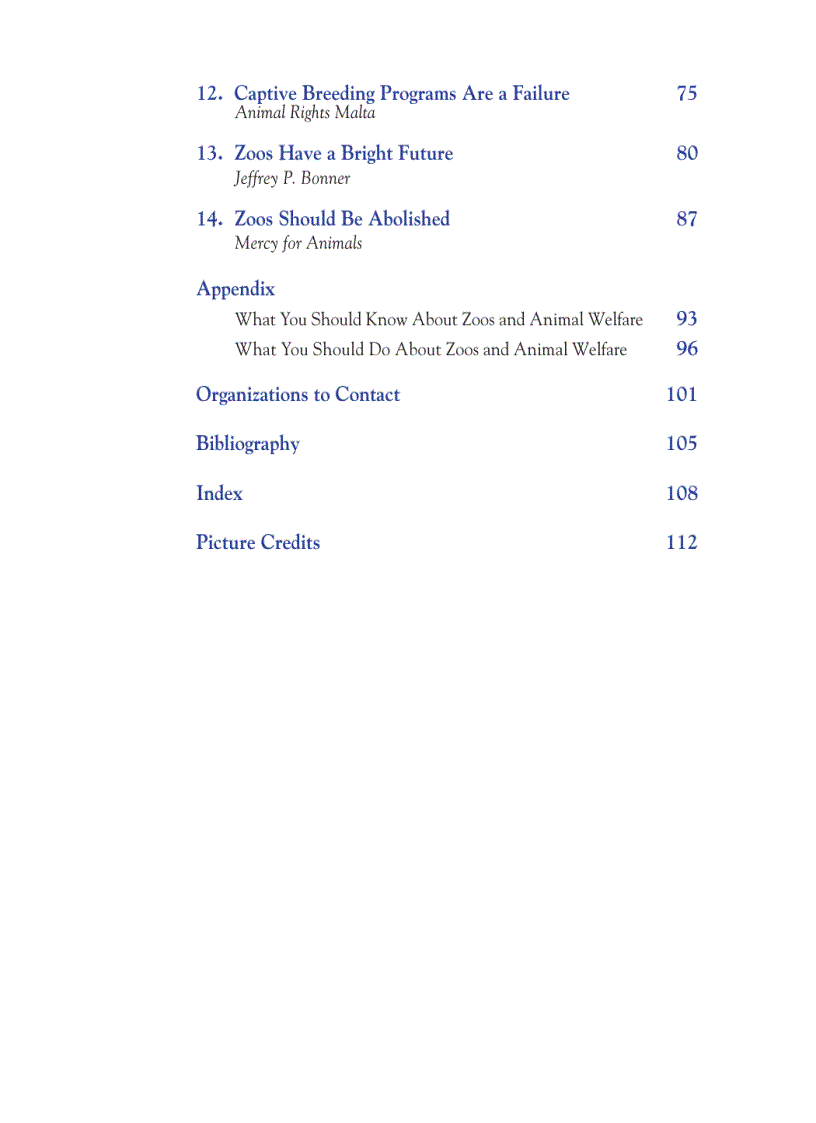 image for page Zoos and Animal Welfare Issues That Concern You