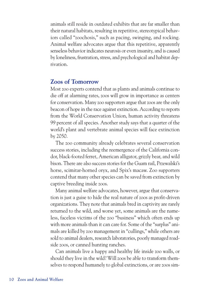 image for page Zoos and Animal Welfare Issues That Concern You