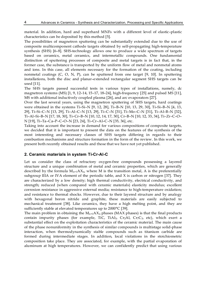 image for page Advances in Ceramics Synthesis and Characterization Processing and Specific Applications