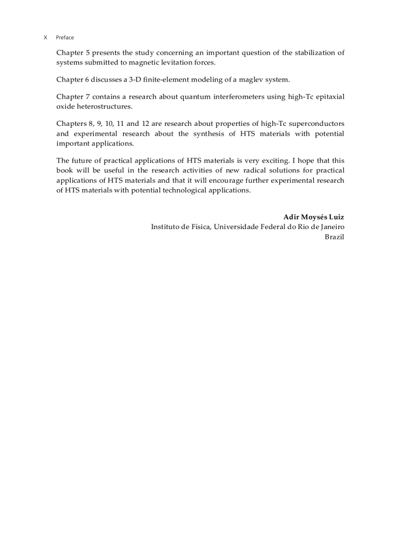 image for page Applications of High Tc Superconductivity