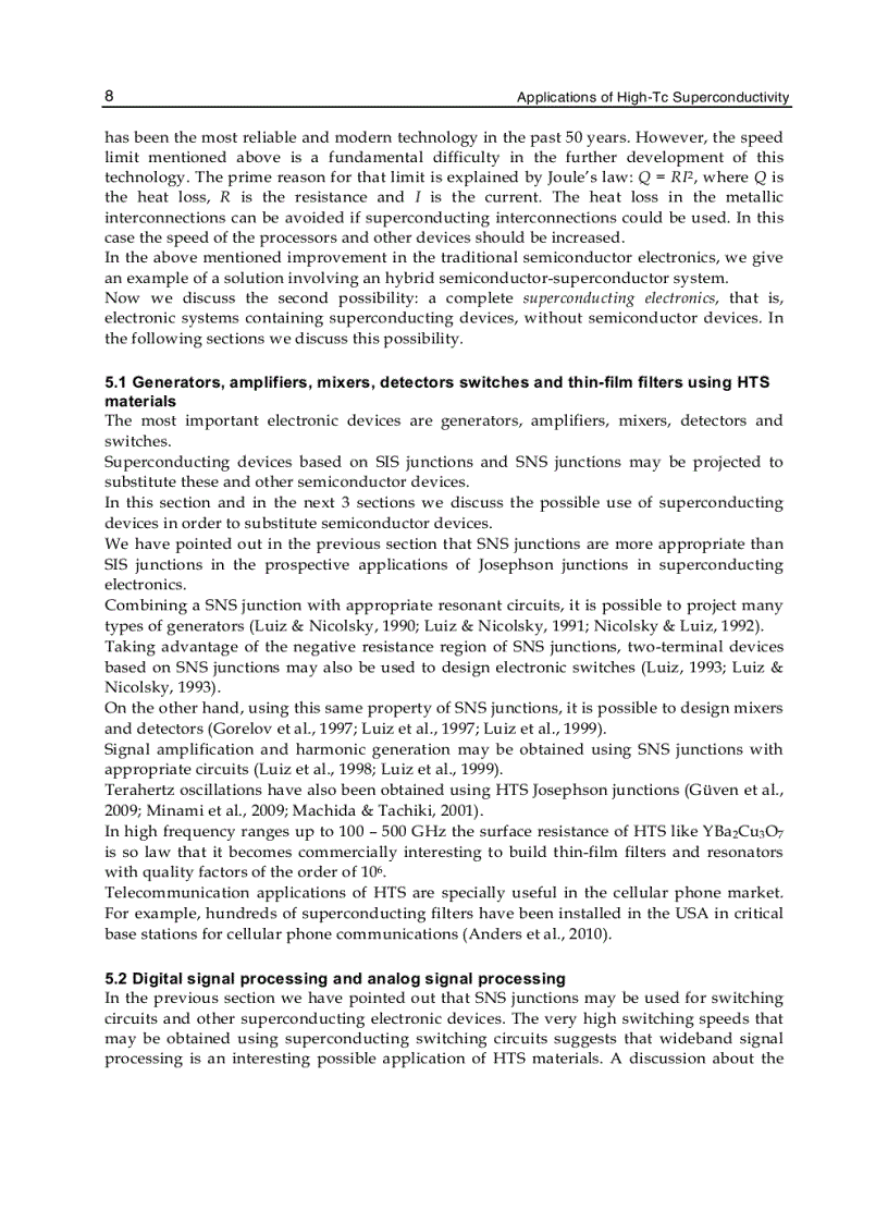 image for page Applications of High Tc Superconductivity