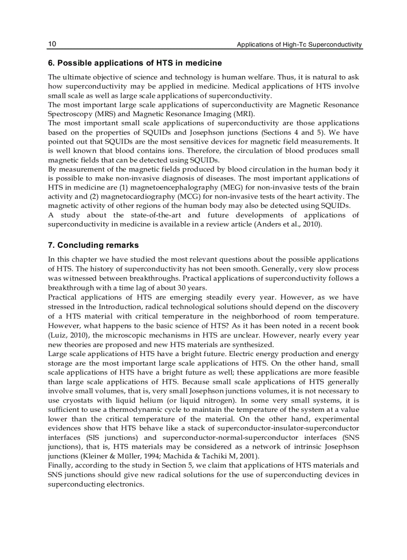 image for page Applications of High Tc Superconductivity