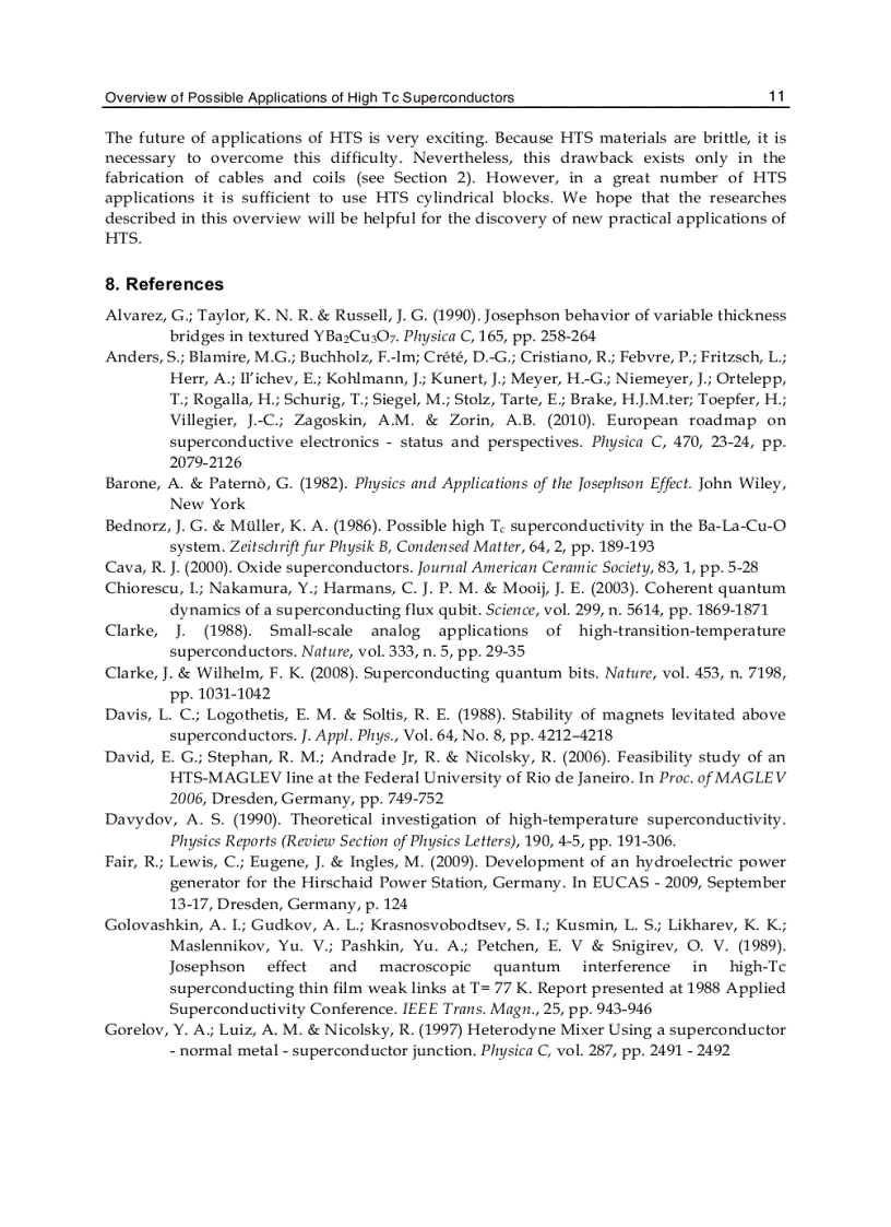 image for page Applications of High Tc Superconductivity