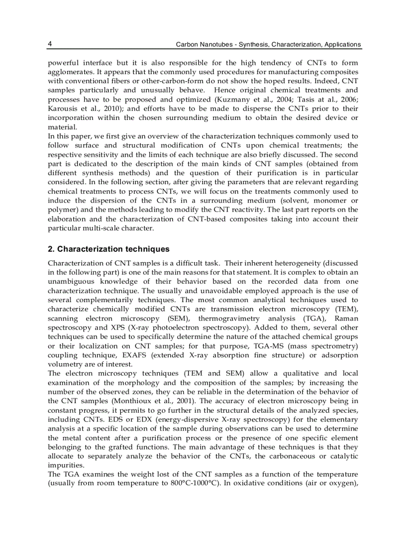 image for page Carbon Nanotubes Synthesis Characterization Applications