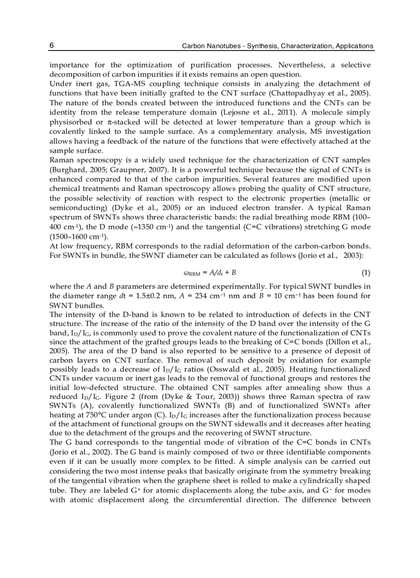 image for page Carbon Nanotubes Synthesis Characterization Applications
