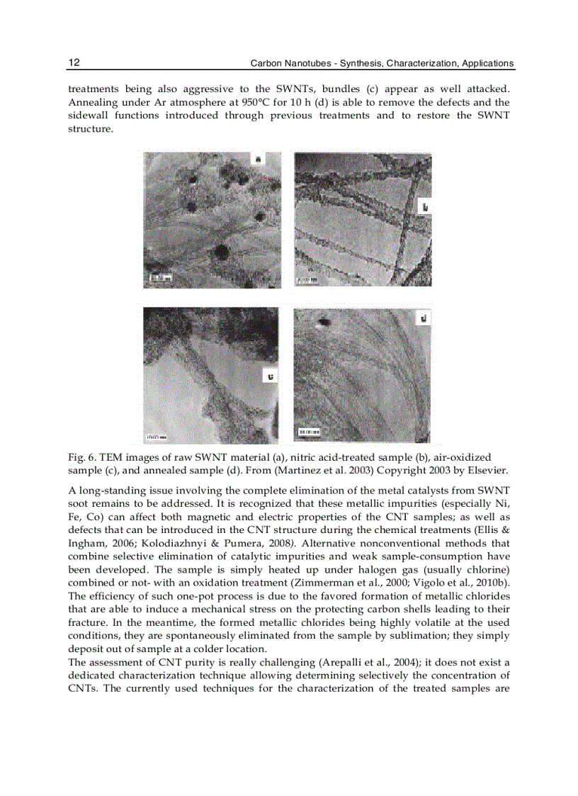 image for page Carbon Nanotubes Synthesis Characterization Applications