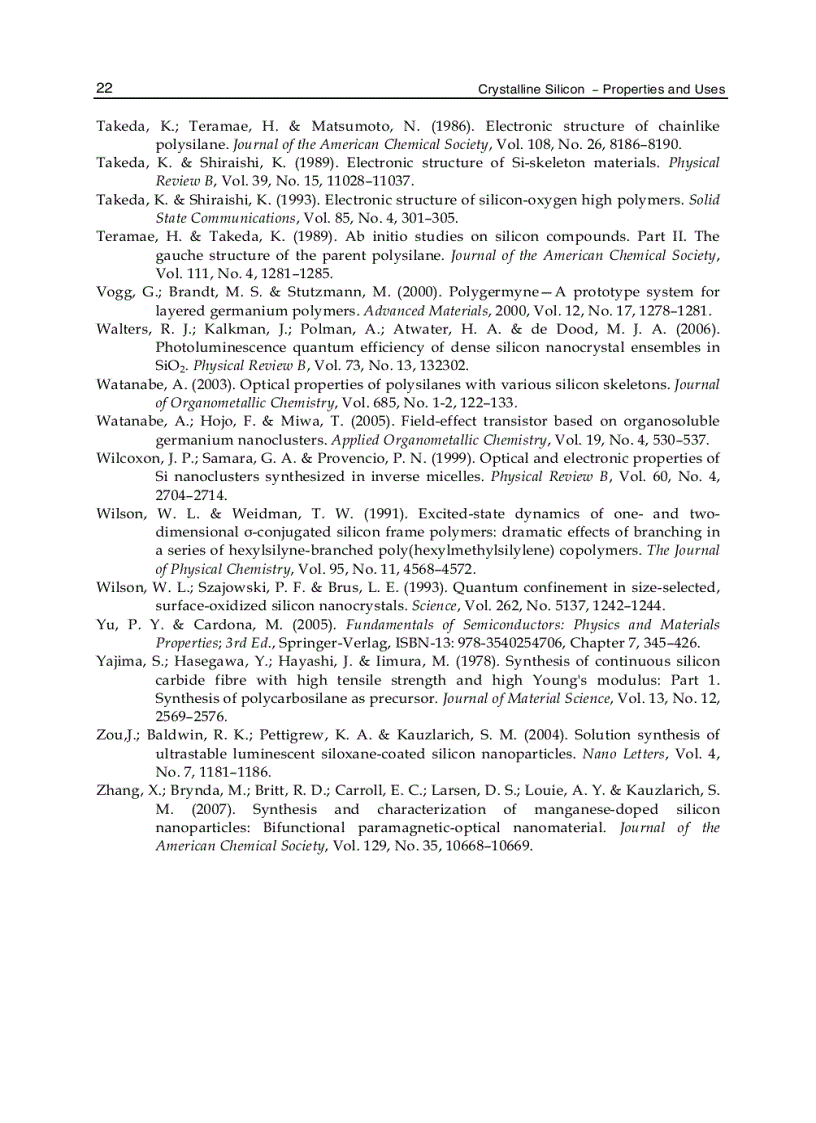 image for page Crystalline Silicon Properties and Uses