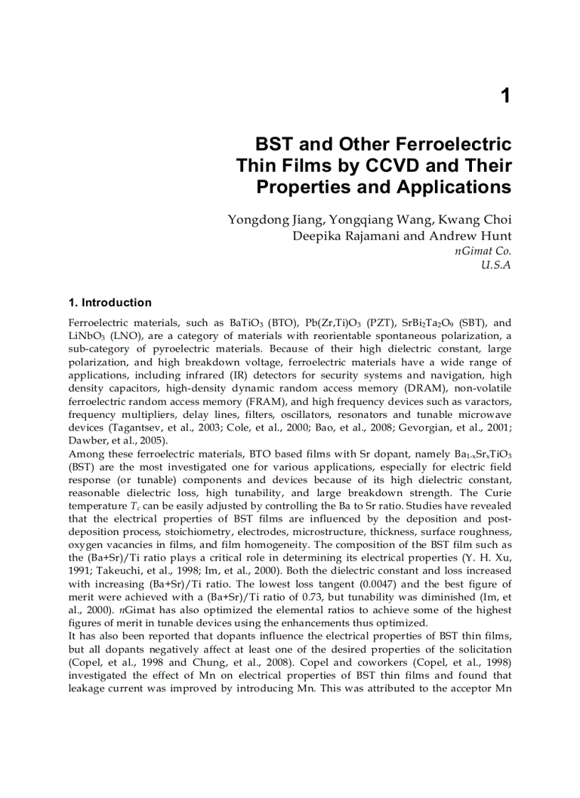 image for page Ferroelectrics Material Aspects