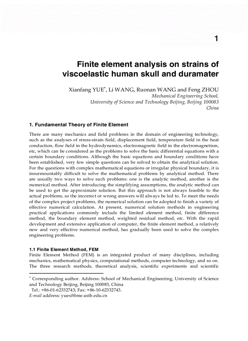 image for page Finite Element Analysis