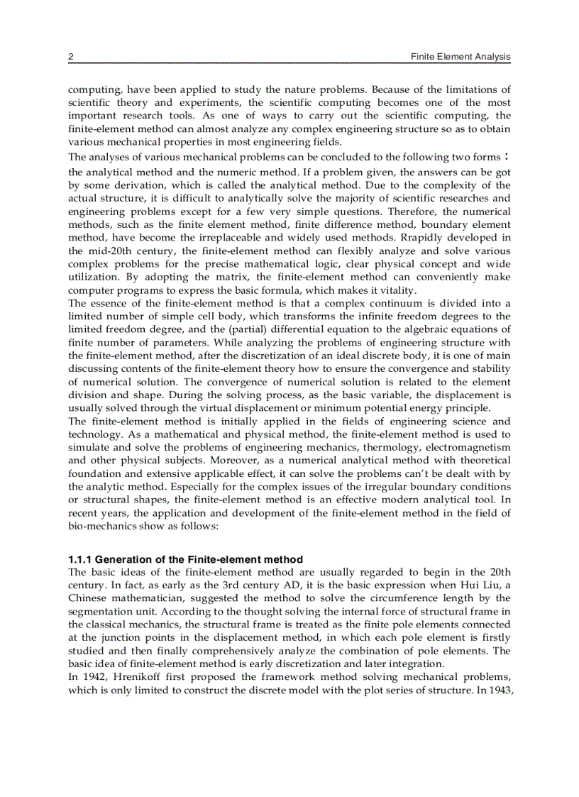 image for page Finite Element Analysis