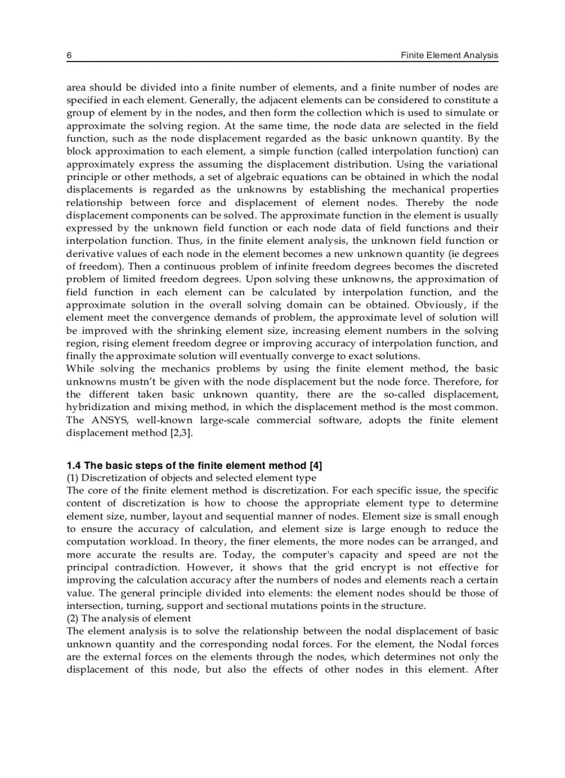 image for page Finite Element Analysis