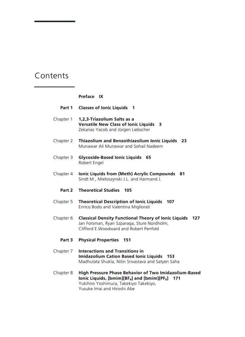 image for page Ionic Liquids Classes and Properties