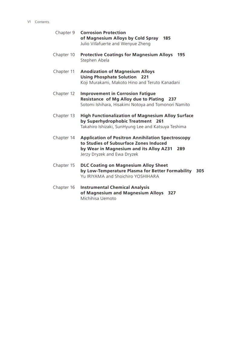 image for page Magnesium Alloys Corrosion and Surface Treatments