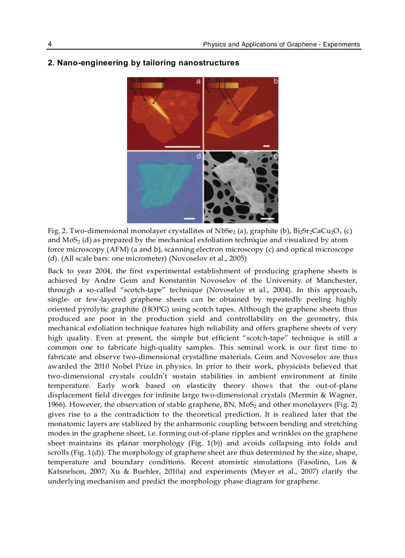 image for page Physics and Applications of Graphene Experiments