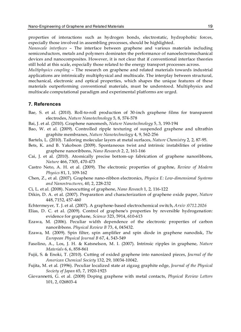 image for page Physics and Applications of Graphene Experiments