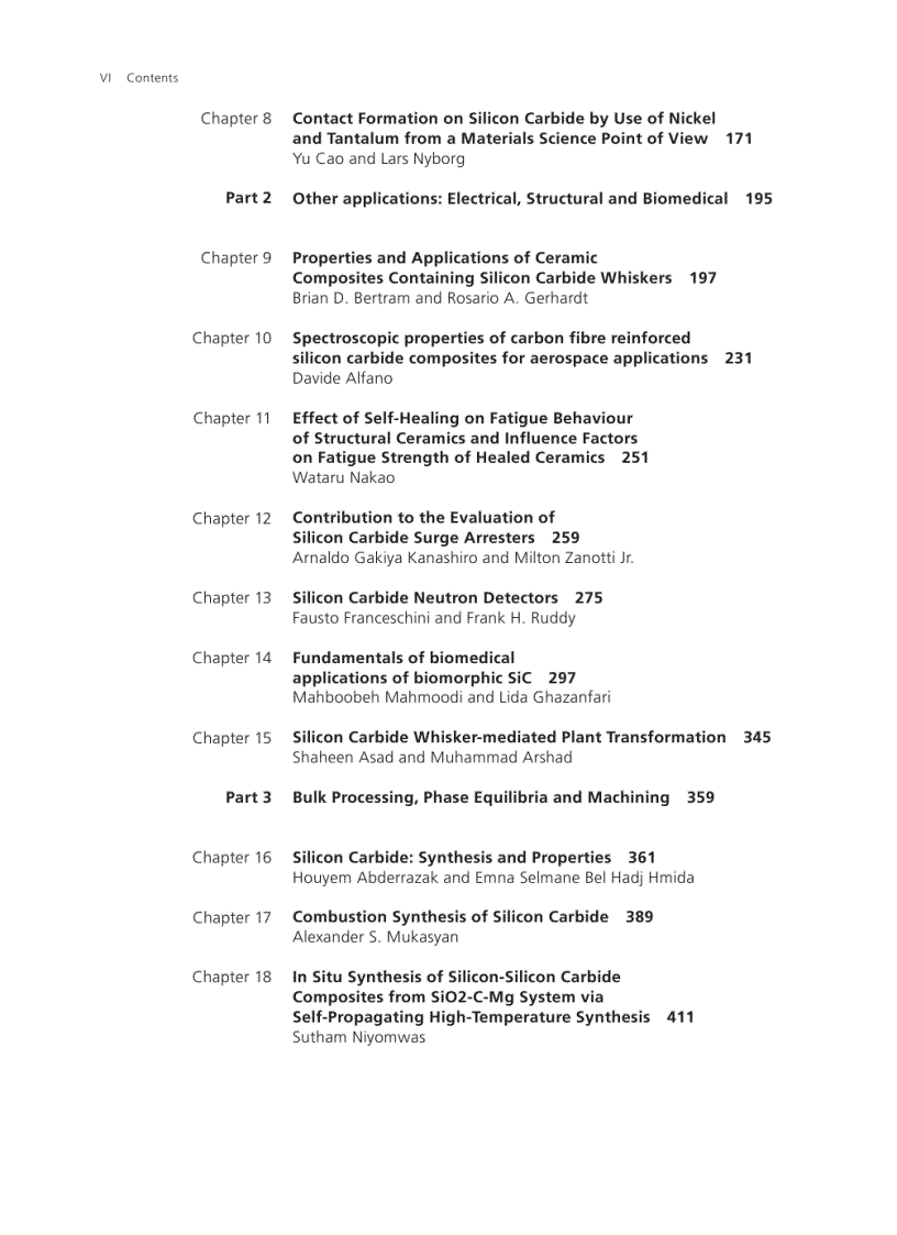 image for page Properties and Applications of Silicon Carbide