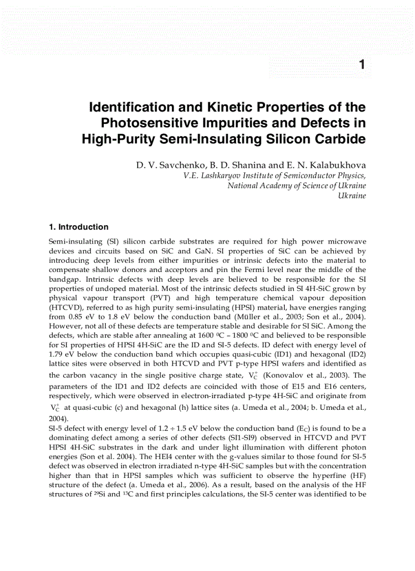 image for page Properties and Applications of Silicon Carbide