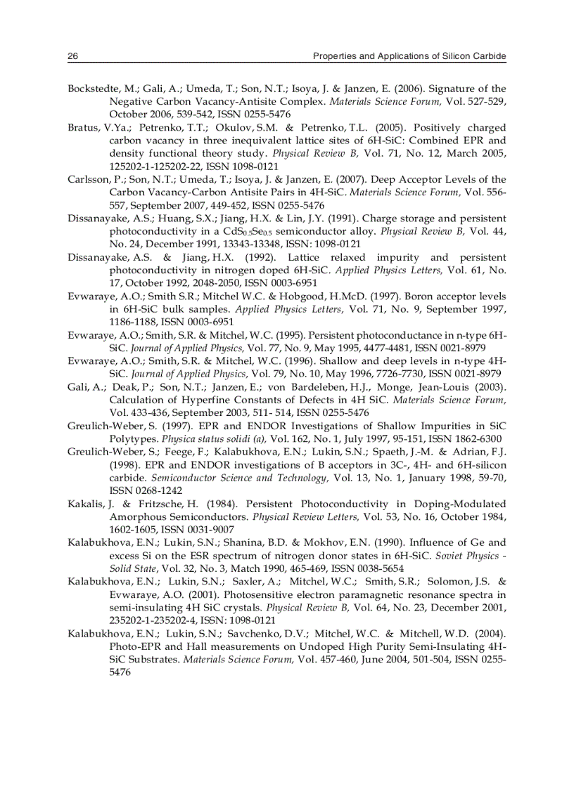 image for page Properties and Applications of Silicon Carbide