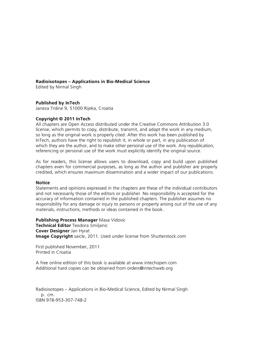 image for page Radioisotopes Applications in Bio Medical Science