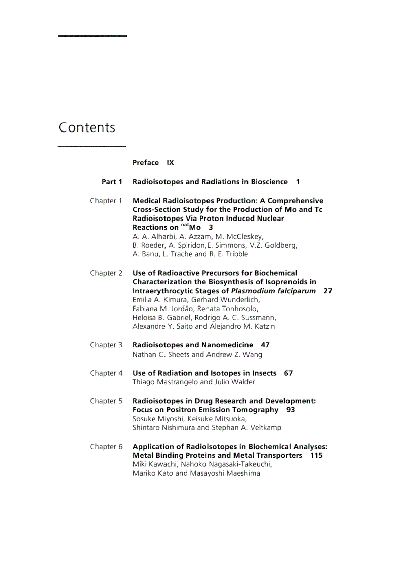 image for page Radioisotopes Applications in Bio Medical Science