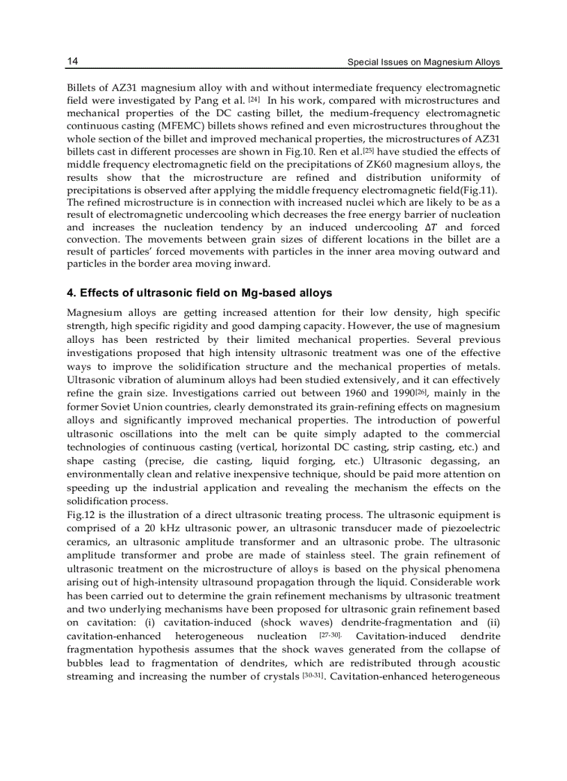 image for page Special Issues on Magnesium Alloys