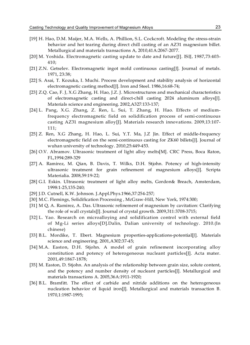 image for page Special Issues on Magnesium Alloys