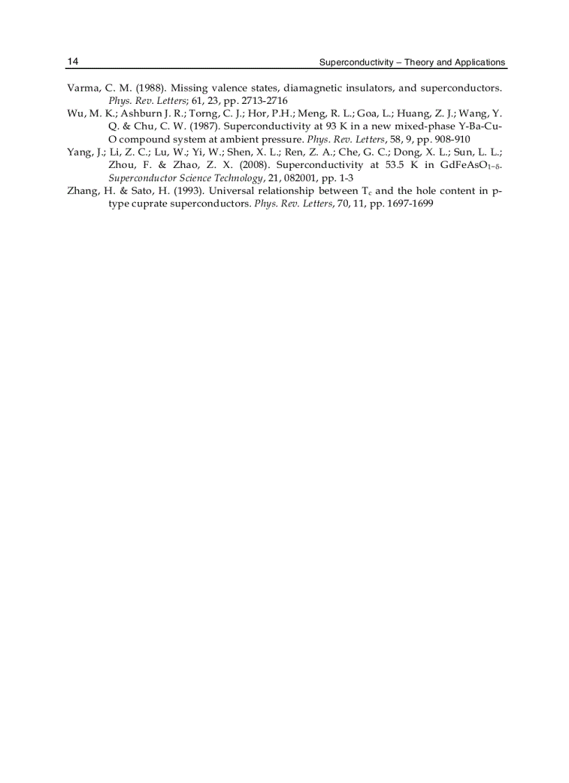 image for page Superconductivity Theory and Applications