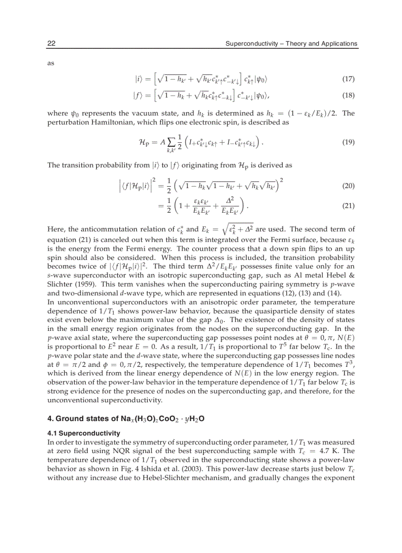 image for page Superconductivity Theory and Applications