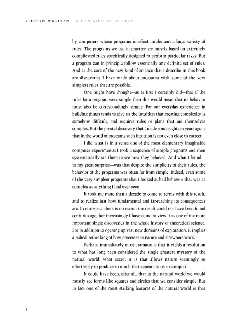 image for page A New Kind of Science First Edition