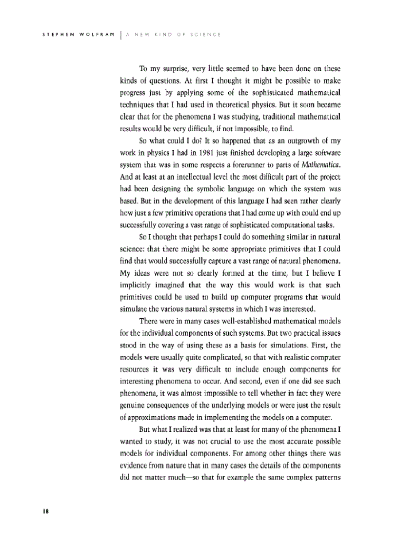 image for page A New Kind of Science First Edition