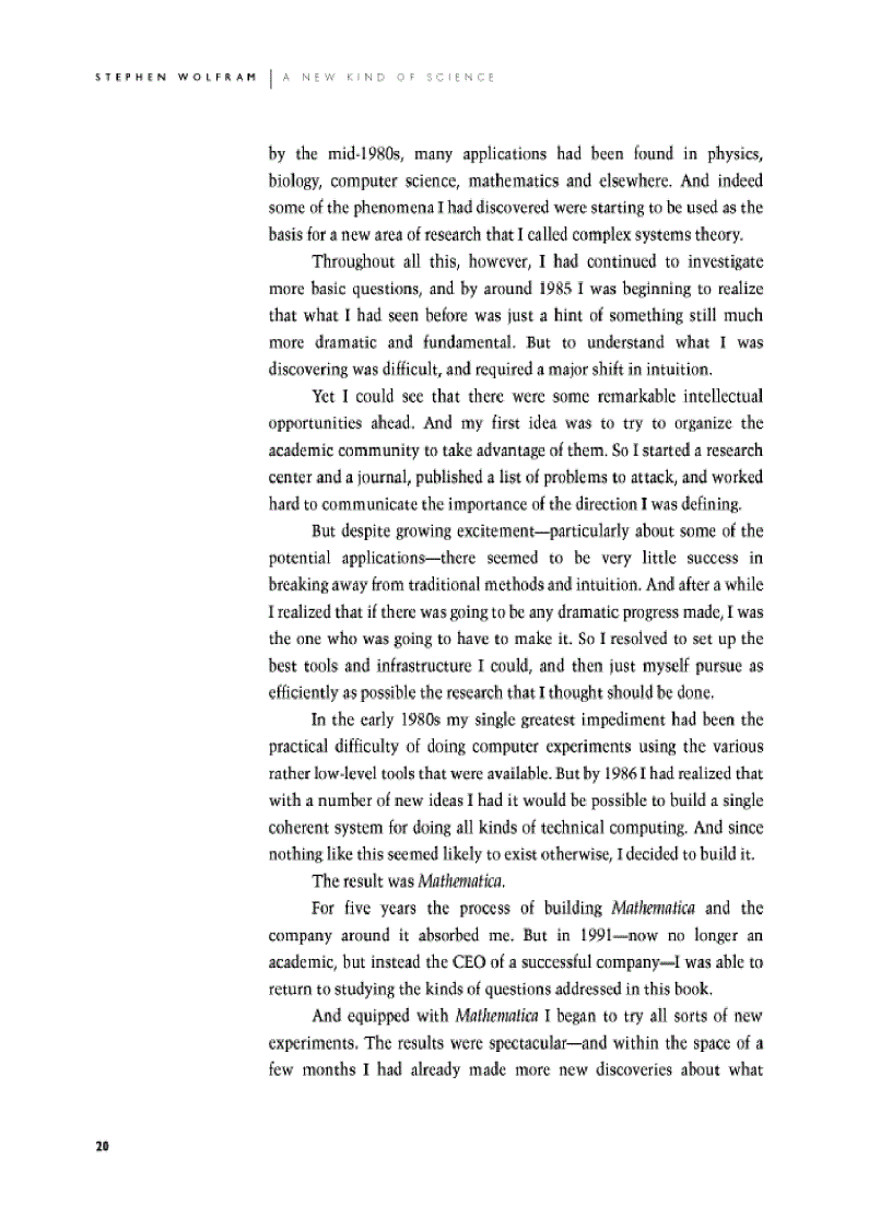 image for page A New Kind of Science First Edition