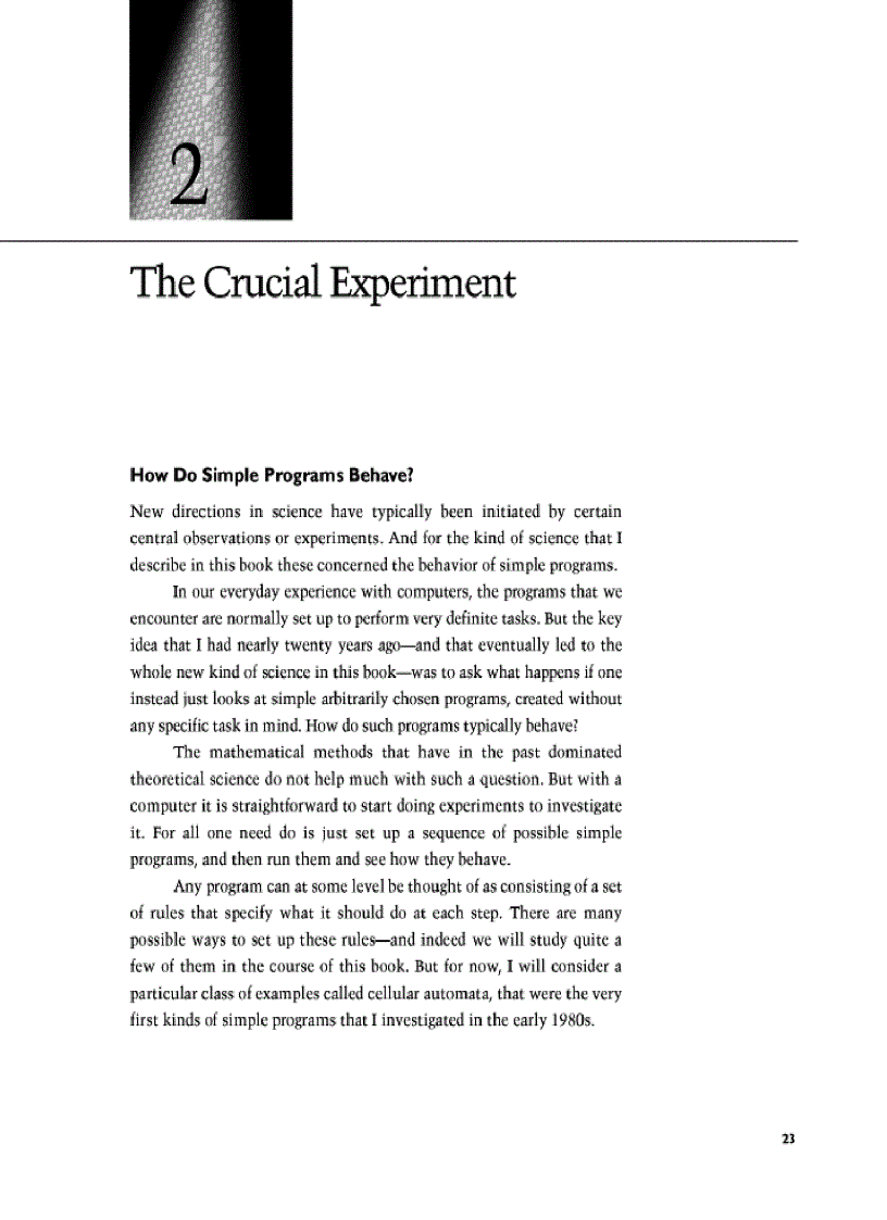 image for page A New Kind of Science First Edition