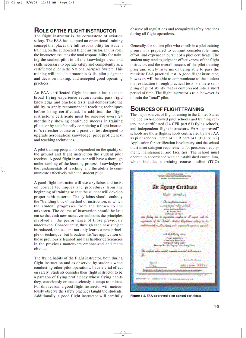 image for page Airplane Flying Handbook Federal Aviation Administration