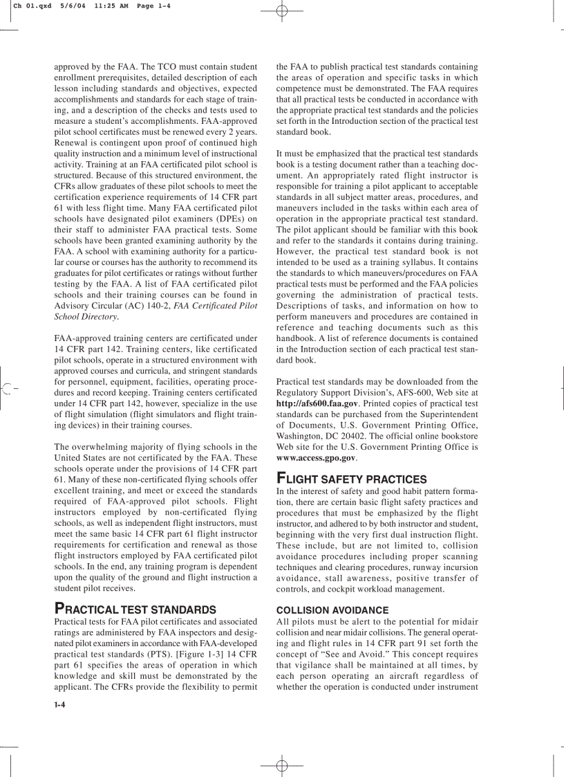 image for page Airplane Flying Handbook Federal Aviation Administration