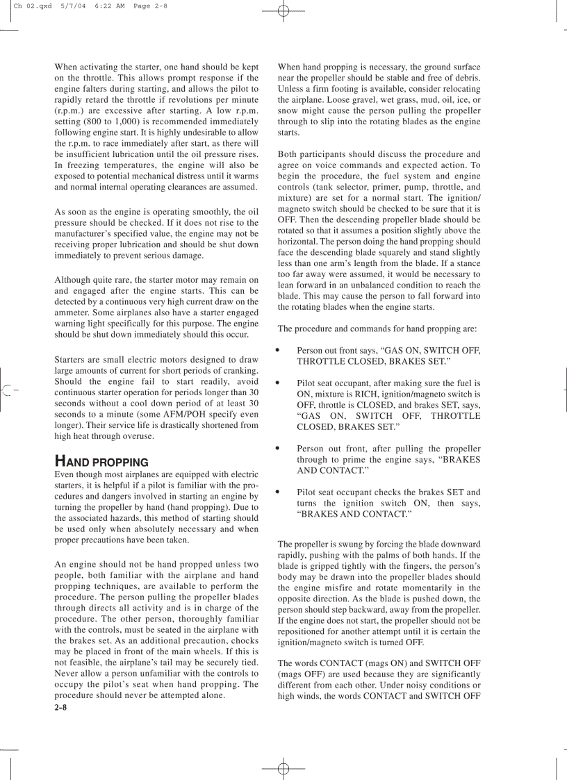 image for page Airplane Flying Handbook Federal Aviation Administration