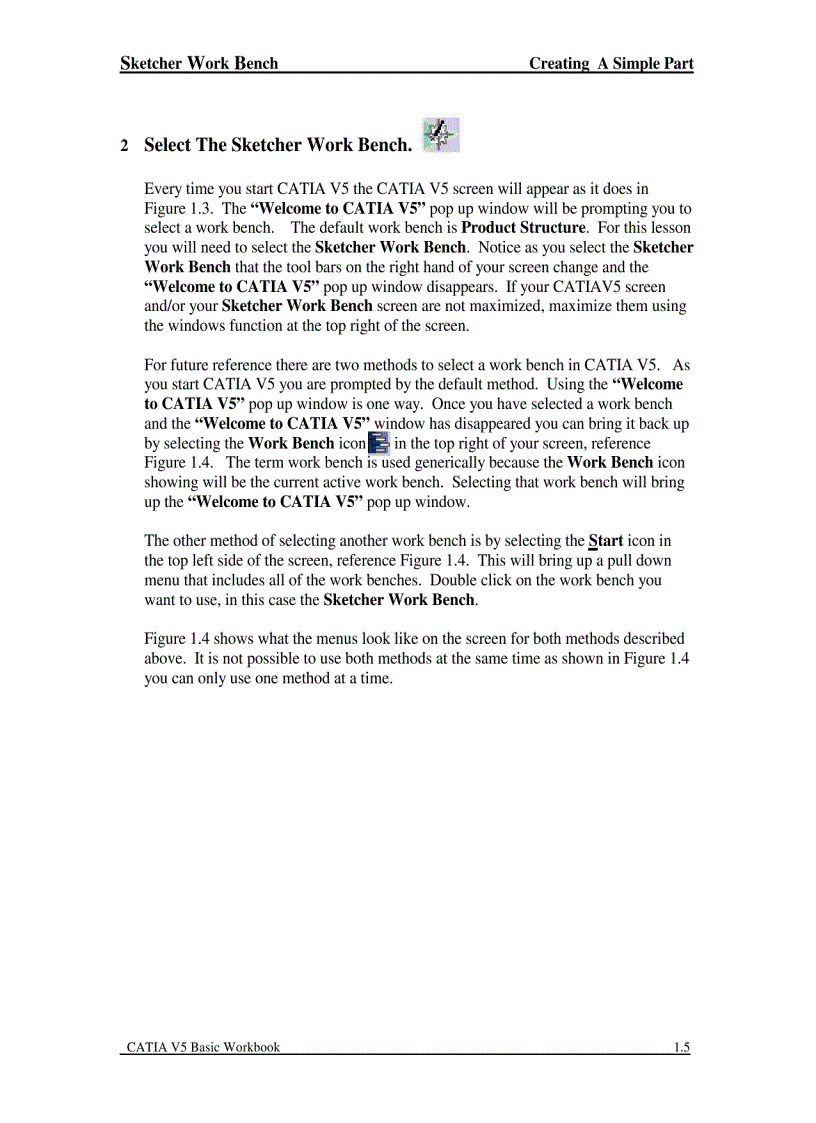 image for page Catia V5 workbook Release 3