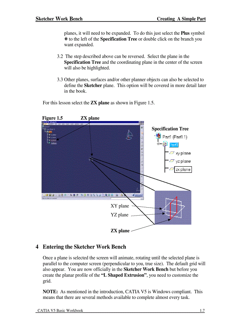 image for page Catia V5 workbook Release 3