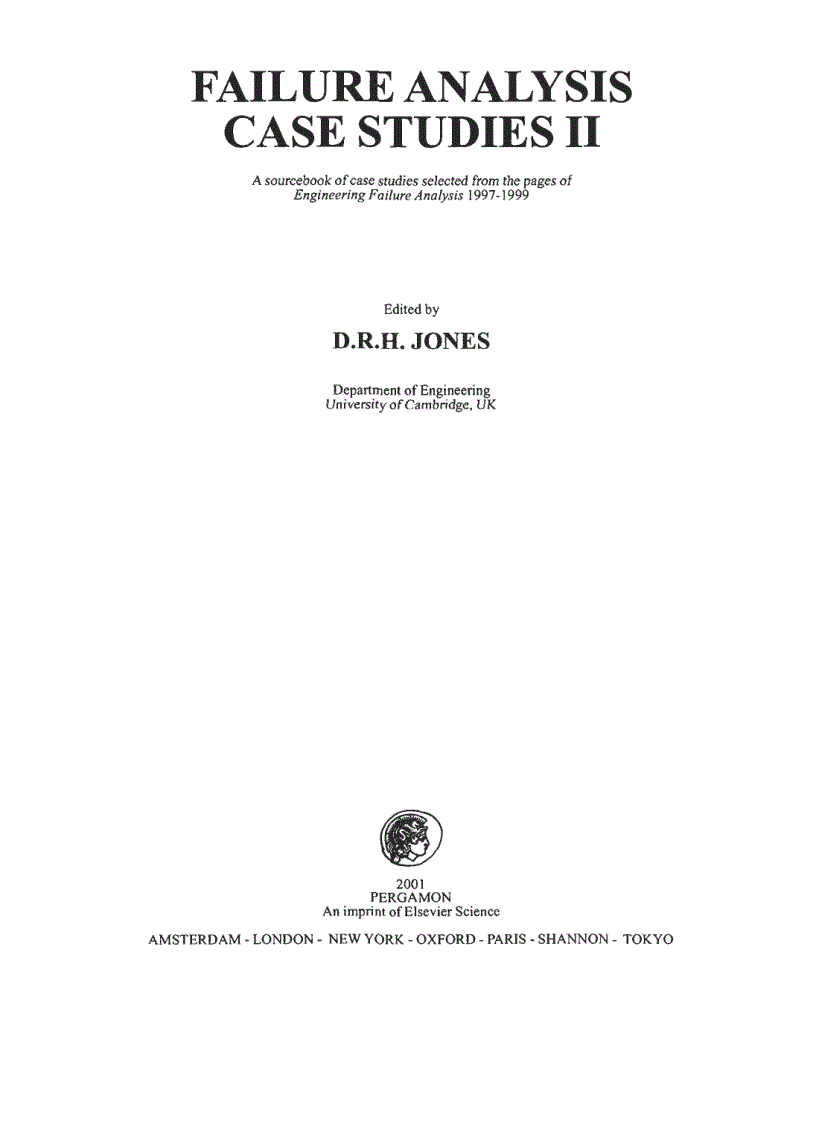 image for page Failure Analysis Case Studies II