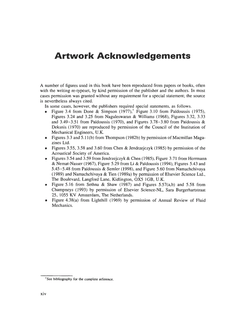 image for page Fluid Structure Interactions Volume 1