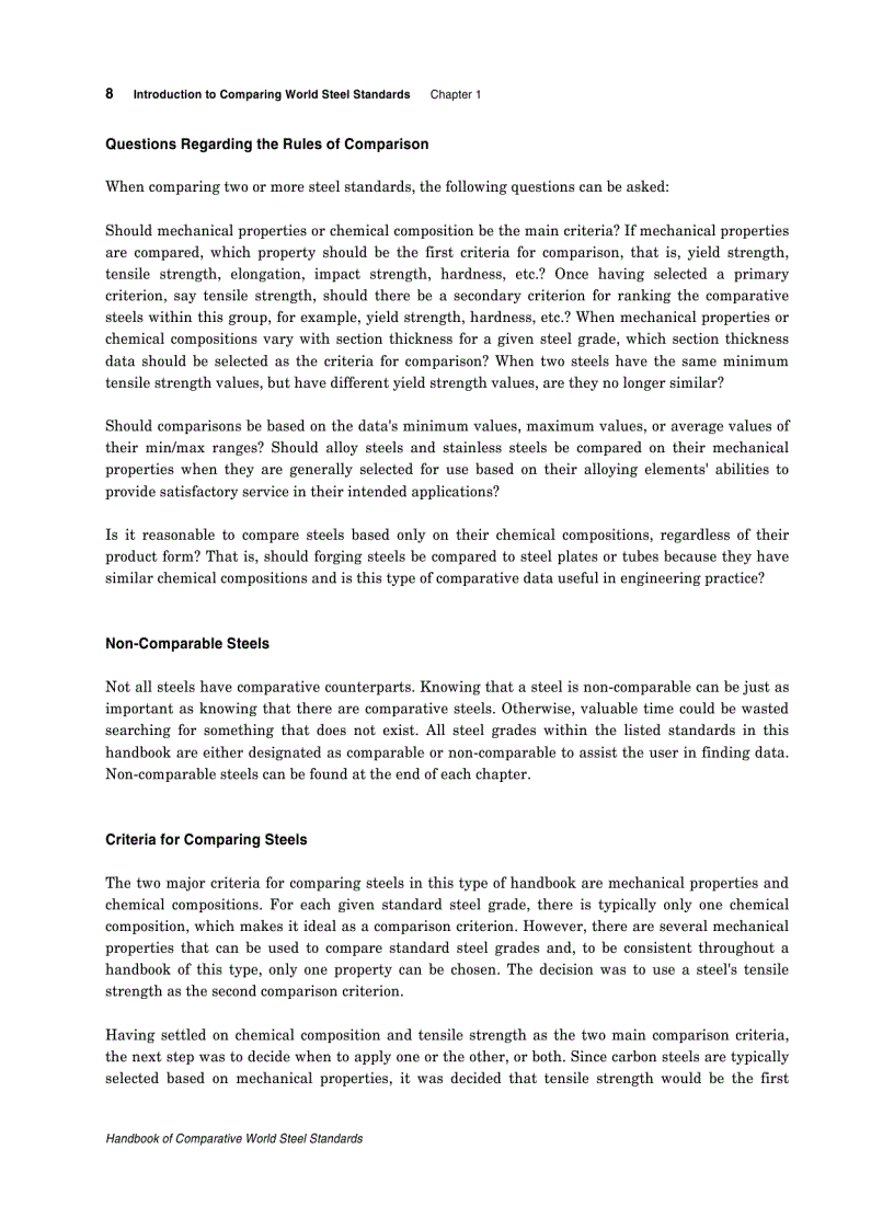 image for page Handbook of Comparative World Steel Standards