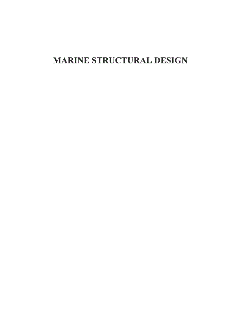 image for page Marine Structural Design 1st Edition
