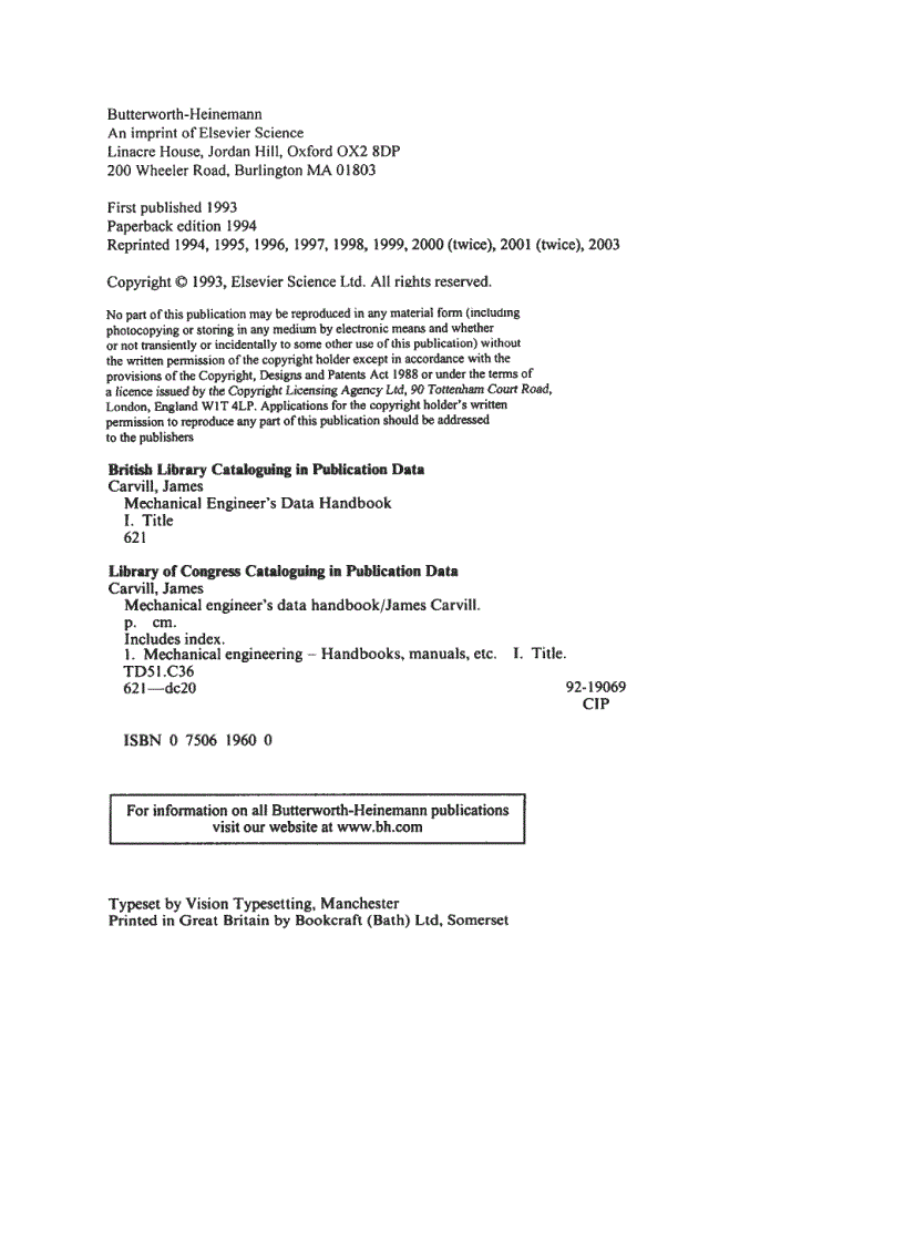 image for page Mechanical Engineers Data Handbook