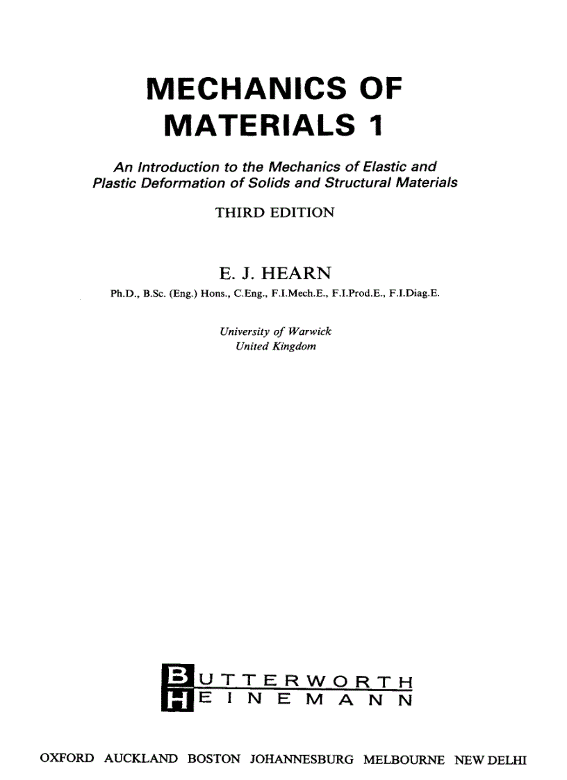 image for page Mechanics of Materials Volume 1 An Introduction 3rd Edition