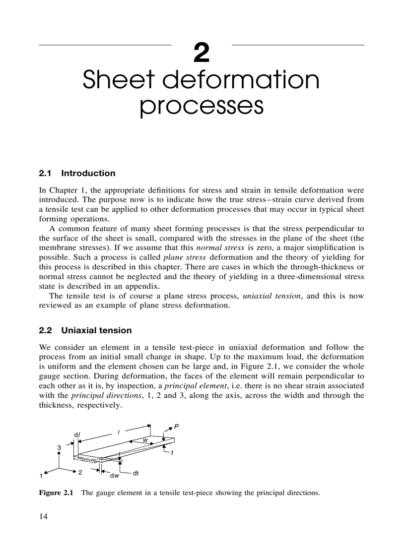 image for page Mechanics of Sheet Metal Forming 2nd Edition