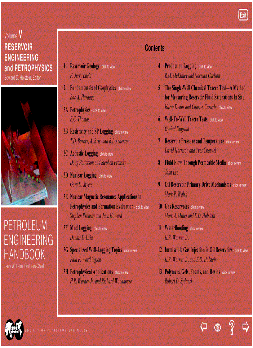 image for page Petroleum Engineering Handbook Volume 5